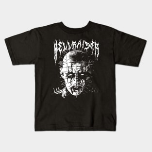 Black Metal Pinhead Kids T-Shirt